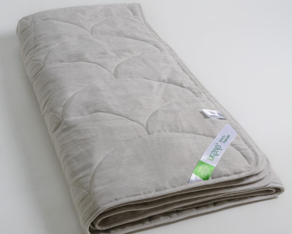Organic hemp summer blanket 80х85 inches (200x215 cm) Climate control line