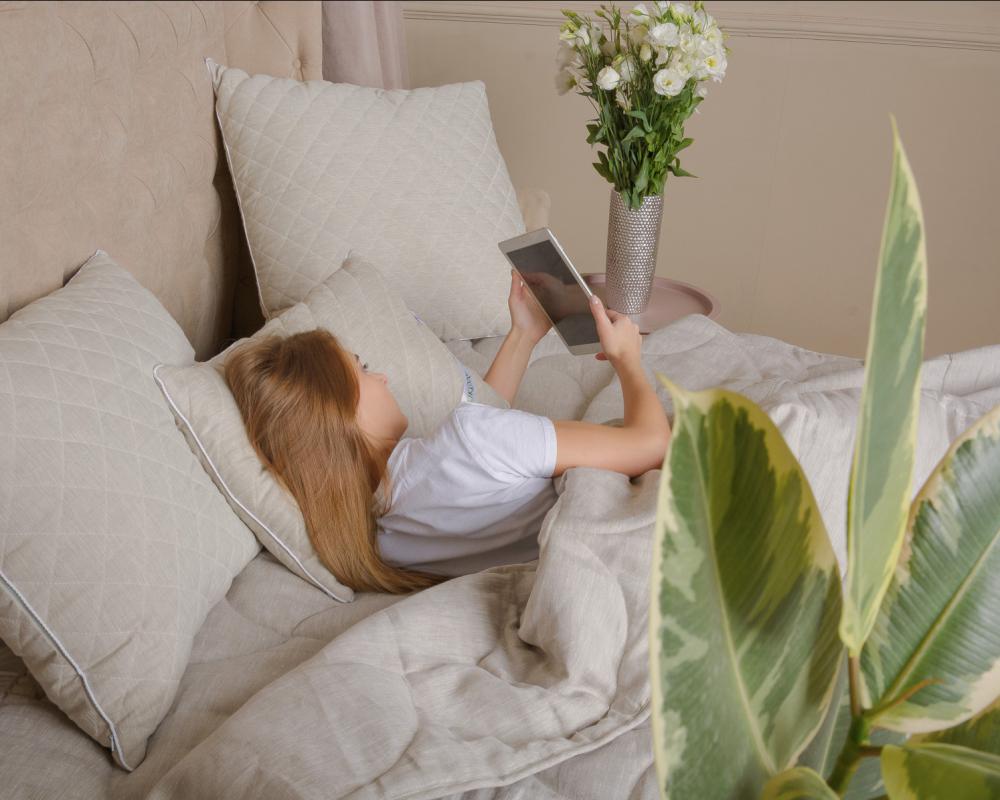 Organic hemp summer blanket 40х55 in (100x140 cm) 200g\m2