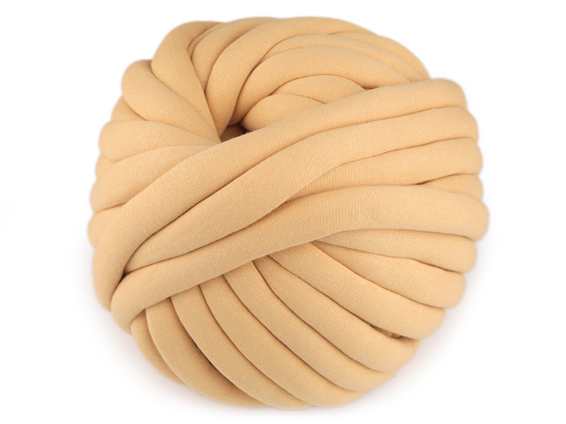 Cotton tube yarn Marshmallow №913