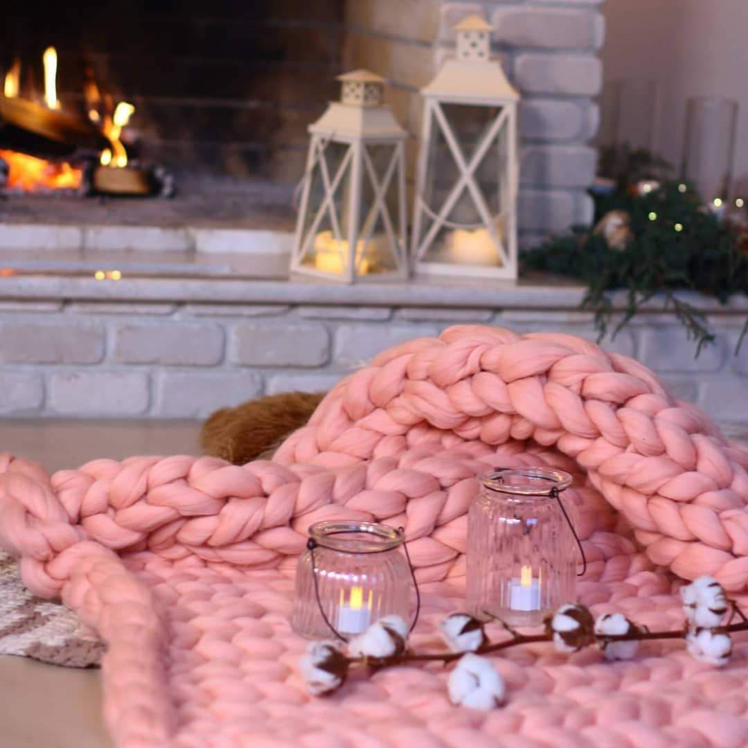 Chunky Knit Blanket | FuzzyRoom