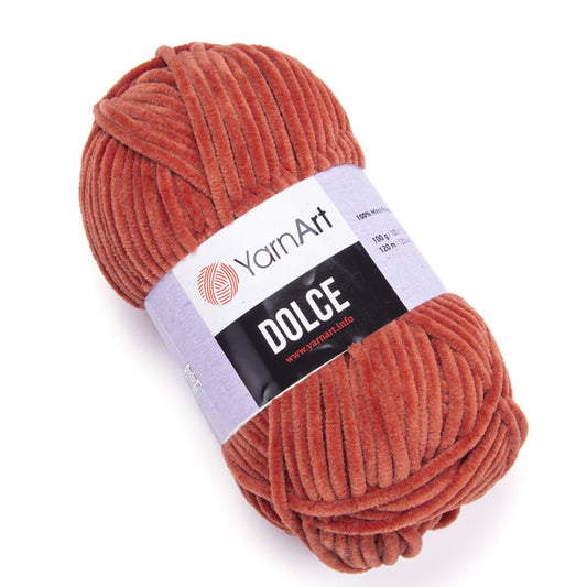 YARNART DOLCE ,Velvet Knitting Yarn,Vest Yarn,Baby Yarn,Amigurumi Yarn,Blanket Yarn,Plush Yarn,MicroPolyester