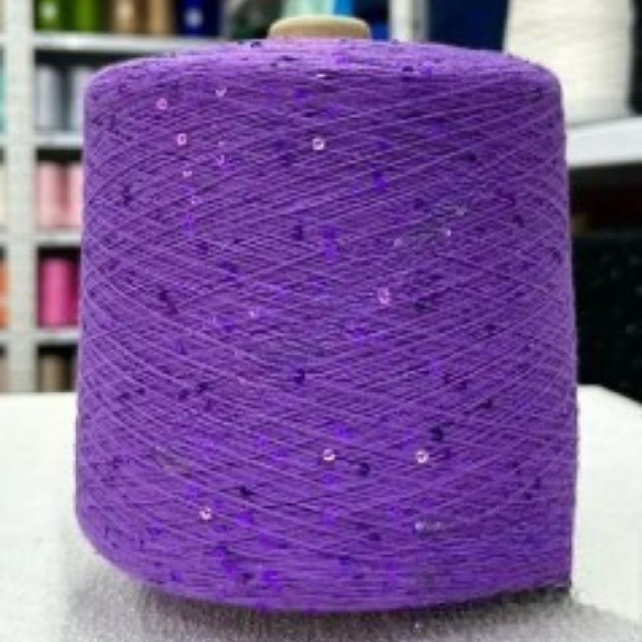Luminous 3mm Sequin Cotton Craft Yarn