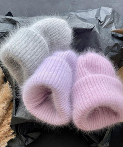 Long Plush 100% Mink Cashmere Knitting/Crochet Yarn - 50 grams + 20 grams -Anti-Pilling, Super Soft