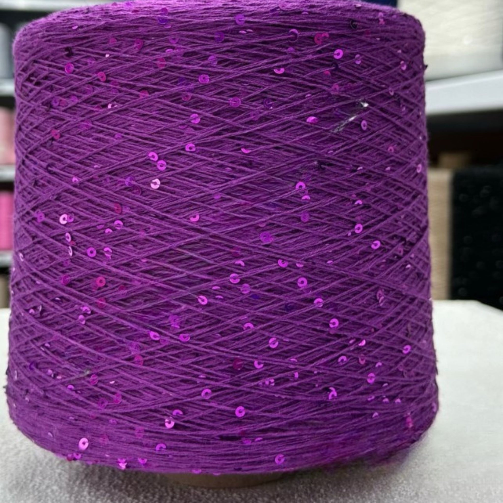 Purple premium sequin 3mm Italian