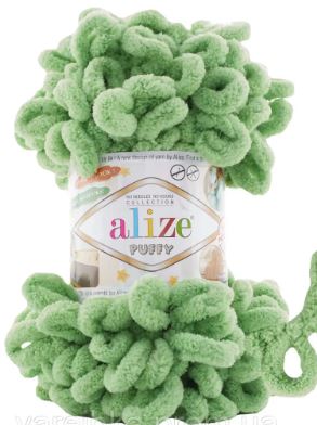 Alize Puffy - Hand Knitting Yarn chunky yarn Hand Knitting Easy Finger Suede Texture Baby Kids Blanket Plaid