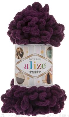 Alize Puffy - Hand Knitting Yarn chunky yarn Hand Knitting Easy Finger Suede Texture Baby Kids Blanket Plaid