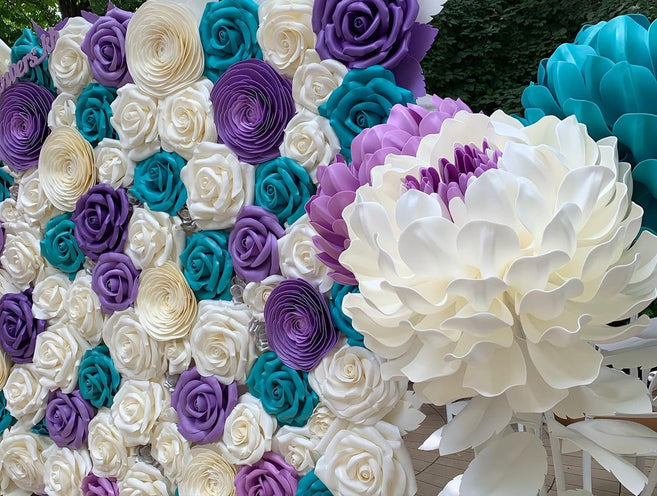 Large paper flowers Peony -  4 composition 22 flowers Maria Kaiser