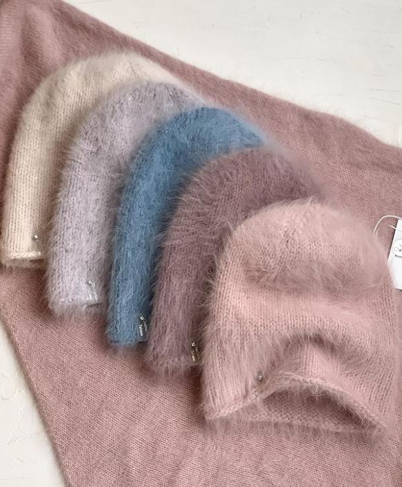 Long Plush Yarn Mink Fur 2-ply Lace, Yarn Mink Hand Knitting
