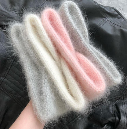 Long Plush 100% Mink Cashmere Knitting/Crochet Yarn - 50 grams + 20 grams -Anti-Pilling, Super Soft