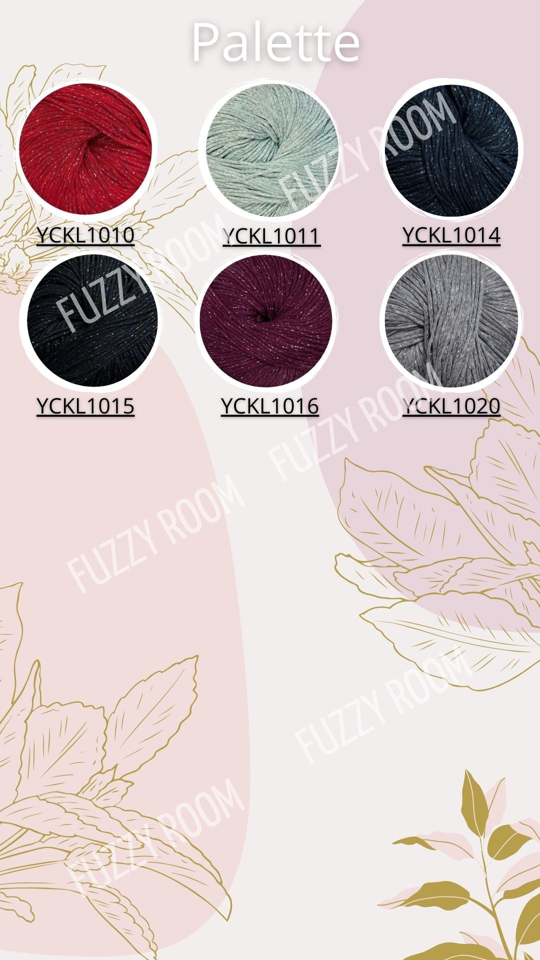 Luxurious Italian lurex yarn with cotton base, delicate crystal metallic shine, soft and non-scratchy for sensitive skin projects like baby items and tops