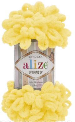 Alize Puffy - Hand Knitting Yarn chunky yarn Hand Knitting Easy Finger Suede Texture Baby Kids Blanket Plaid