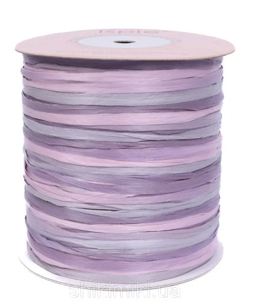 ISPIE Natural Raffia Yarn in Water Lily – premium genuine rayon crochet thread 273 yards, eco-friendly plant fiber for summer bags and hats