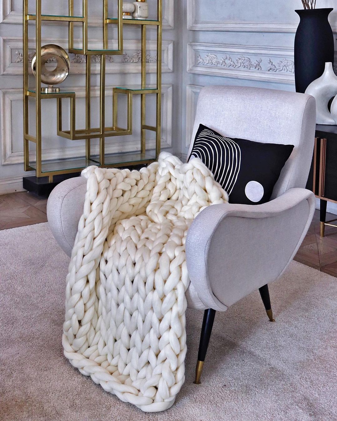 Super Chunky Blanket 80x80inc (203x203cm)