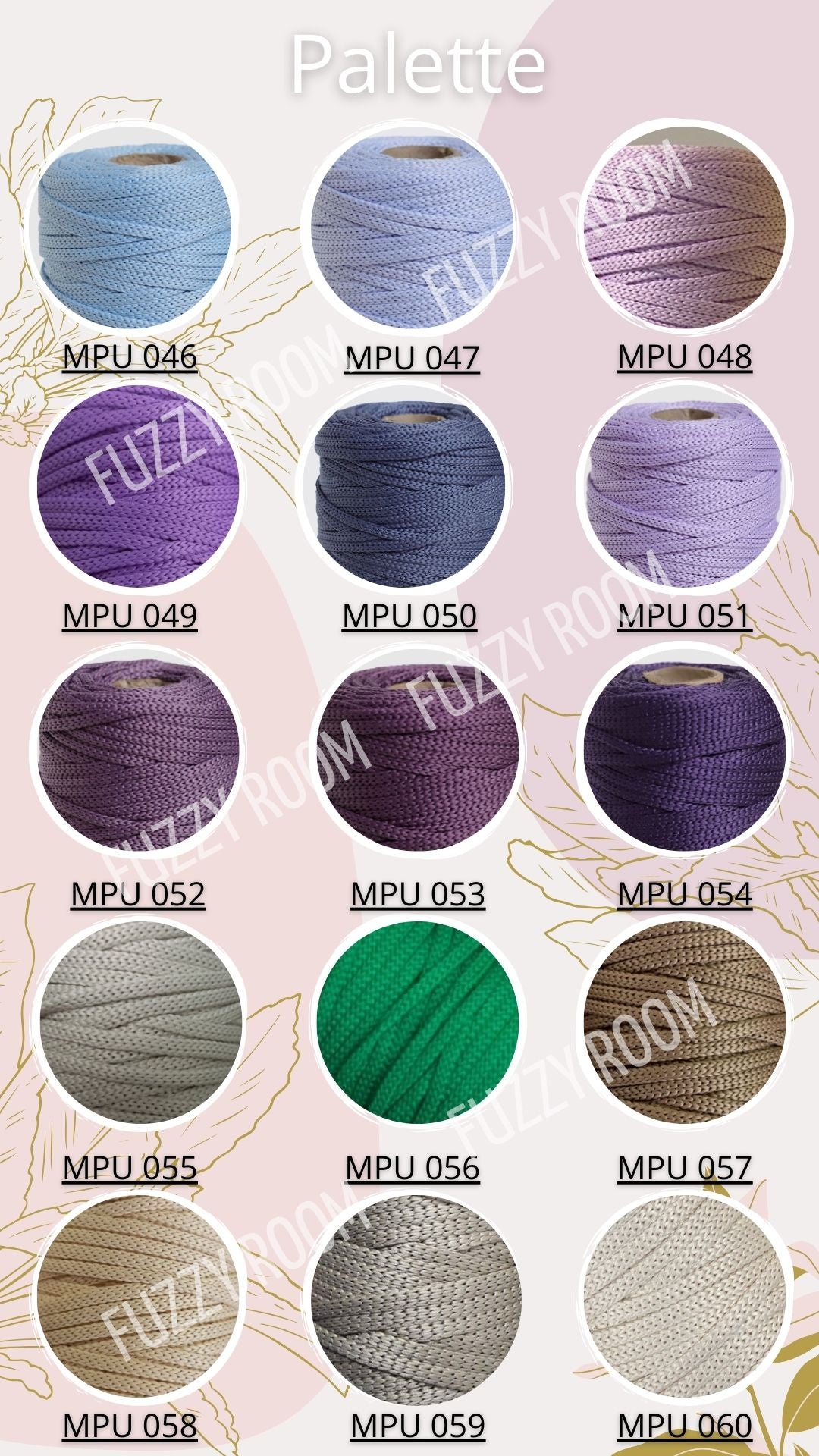 Polyester ribbon yarn FR - 013