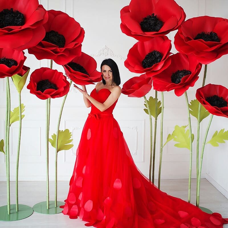 Large Paper Flowers 