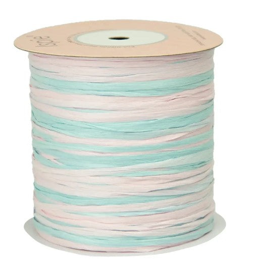 ISPIE Natural Raffia Yarn in Marshmallow – premium genuine rayon crochet thread 273 yards, eco-friendly plant fiber for summer bags and hats