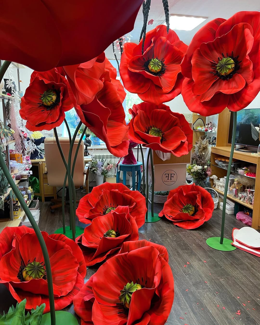 Large Paper Flowers 