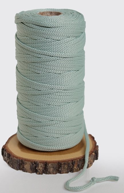 Macrame polyester cord for crochet bags, baskets, carpets and so on