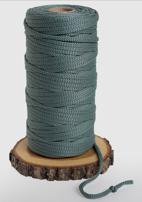 Macrame polyester cord for crochet bags, baskets, carpets and so on