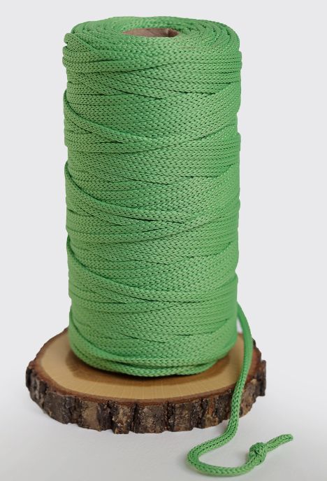 Macrame polyester cord for crochet bags, baskets, carpets and so on