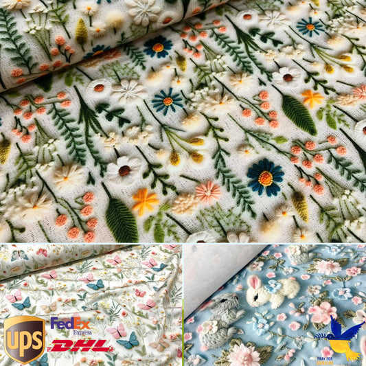 Floral Fabric Collection №7