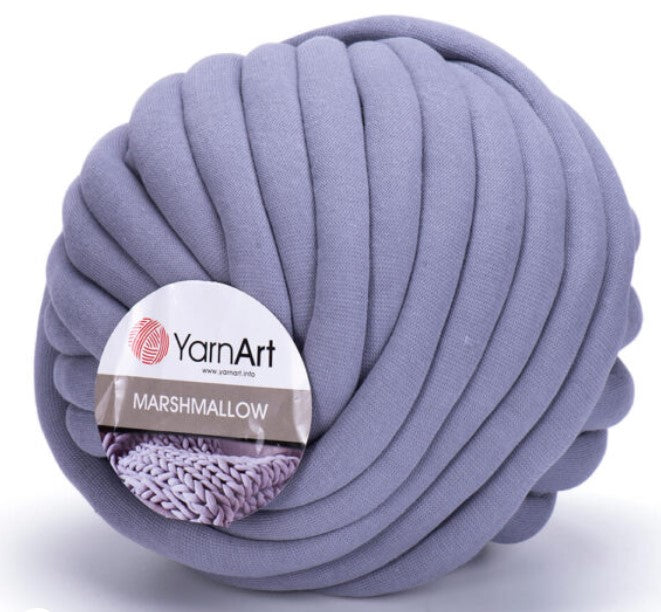 CHUNKY ARM KNIT Yarn, Arm Knit, Cotton Roving Yarn, Giant Knitting Yarn, Big Yarn, Cotton Roving Cotton Fiber YarnArt Marshmallow Bulky Yarn