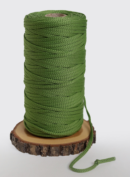 Macrame polyester cord for crochet bags, baskets, carpets and so on