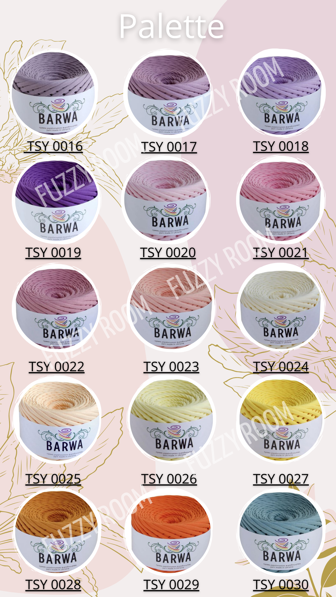 T-shirt yarn 3-11mm - TSY 0007