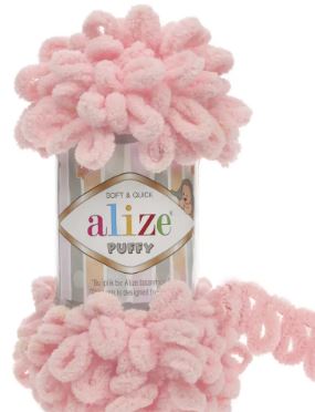 Alize Puffy, Plush Yarn, Finger Knitting Yarn, Yarn for Amigurumi, Velvet Yarn, Hand Knitting Yarn, Blanket Yarn,Soft Yarn,Loop yarn, Bulky