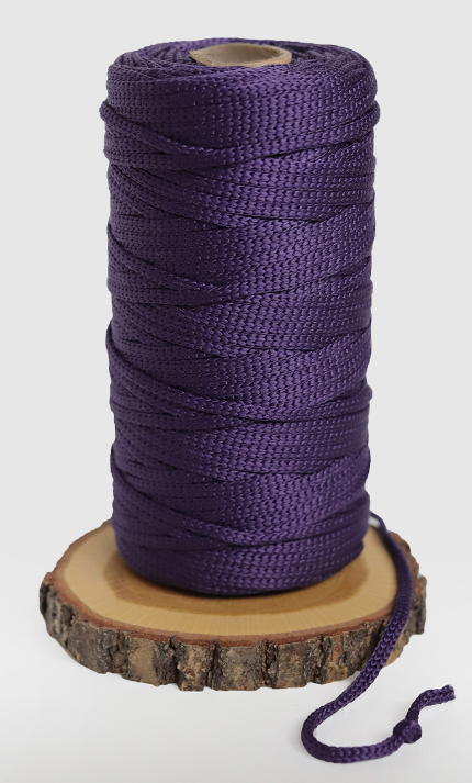 Macrame polyester cord for crochet bags, baskets, carpets and so on