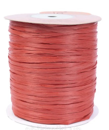Premium Tiger Lily ISPIE Matte Raffia Yarn cone with label n31 – soft textured plant fiber for summer bags and hats