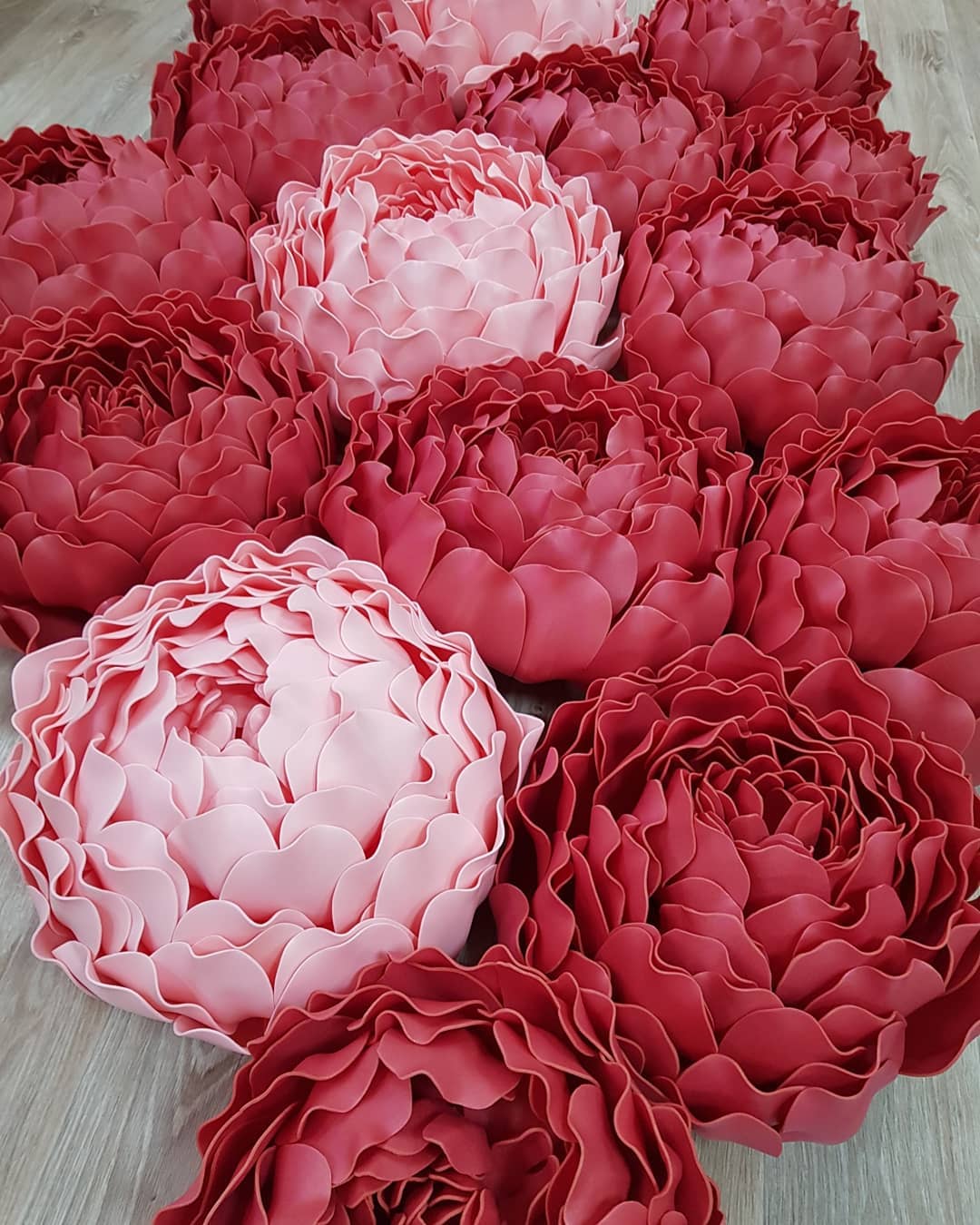 Large paper flowers Peony -  4 composition 22 flowers Maria Kaiser