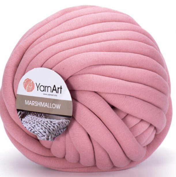 CHUNKY ARM KNIT Yarn, Arm Knit, Cotton Roving Yarn, Giant Knitting Yarn, Big Yarn, Cotton Roving Cotton Fiber YarnArt Marshmallow Bulky Yarn