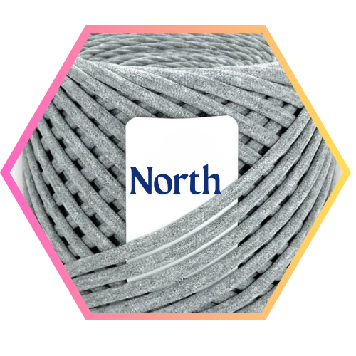Premium Gray Melange Chunky T-Shirt Yarn 7-9mm Recycled Ukrainian Cotton - Beautiful Heather Gray Eco Friendly Jersey Yarn for Stylish Bags and Accessories - Fuzzyroom