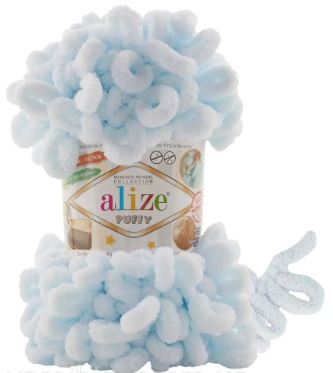 Alize Puffy, Plush Yarn, Finger Knitting Yarn, Yarn for Amigurumi, Velvet Yarn, Hand Knitting Yarn, Blanket Yarn,Soft Yarn,Loop yarn, Bulky