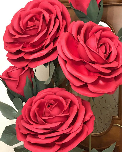 Large Paper Flowers "Rose" (Composition Danko)