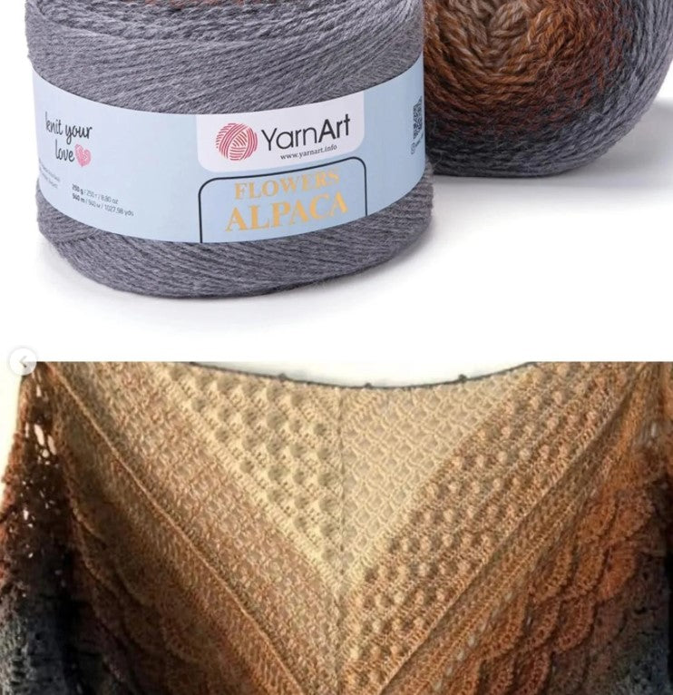 YarnArt Flowers Alpaca - 0406