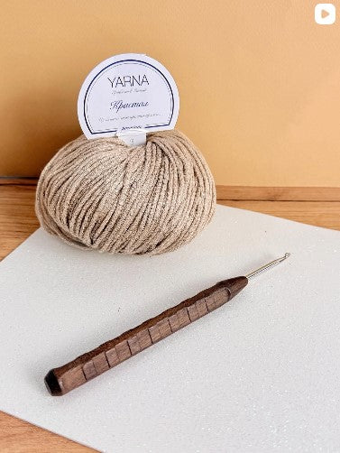 Sparkly metallic cotton yarn 