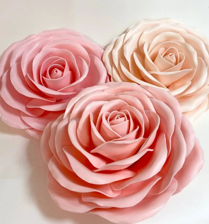 Sunny yellow giant foam sunflower from Izolon sheets, heat-formed realistic petals. Vibrant summer party prop or custom oversized decor.