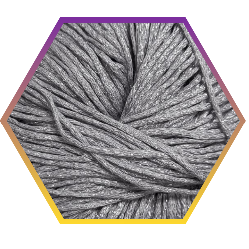 luxury metallic yarn for knitting and crochet crafts