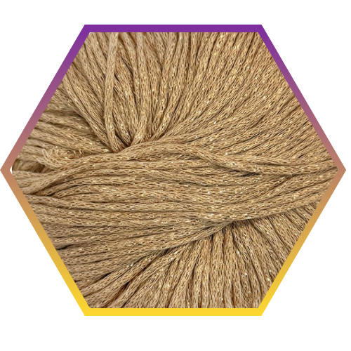 premium glitter yarn cotton blend for handmade items