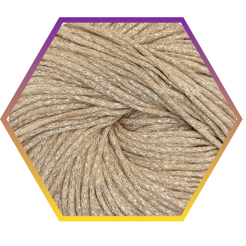 metallic crochet yarn shiny cotton thread for DIY