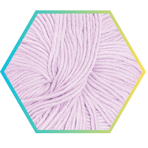 Cotton yarn for knitting, Egyptian yarn, lemon color
