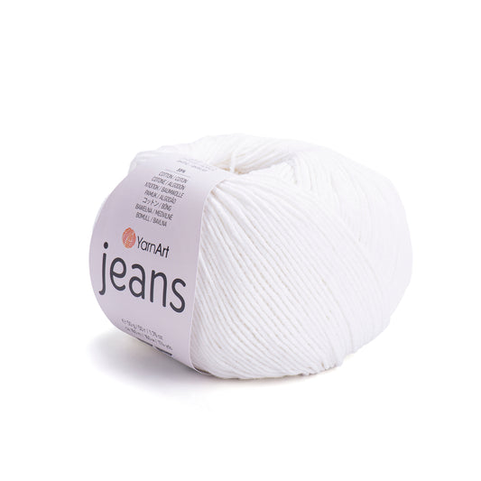 Cotton Yarn YarnArt Jeans Yarn 50g / 160m / 175 yards Cotton Crochet Yarn Knitting Cotton Yarn