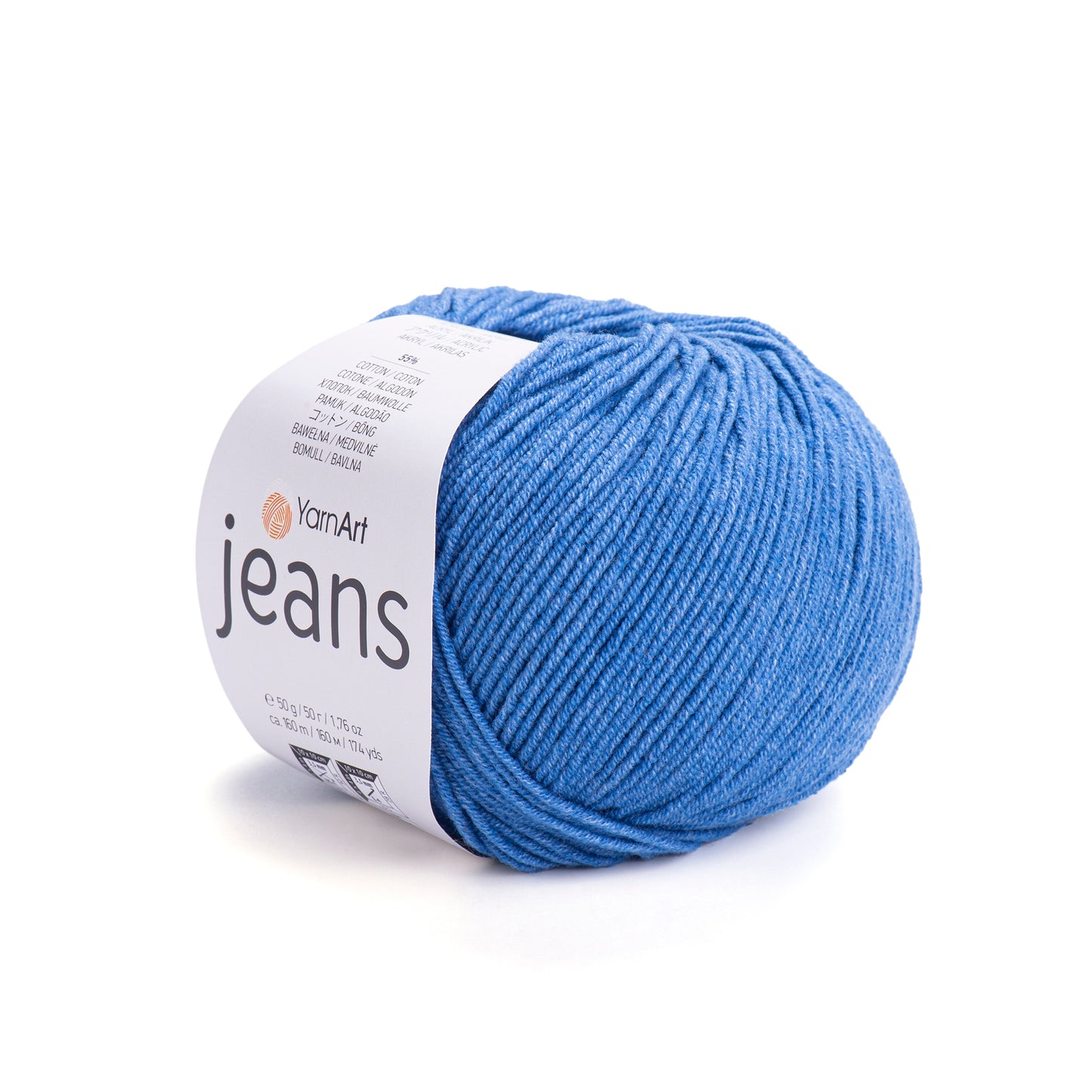 Cotton Yarn YarnArt Jeans Yarn 50g / 160m / 175 yards Cotton Crochet Yarn Knitting Cotton Yarn