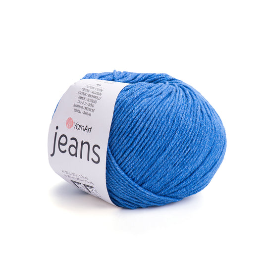 Cotton Yarn YarnArt Jeans Yarn 50g / 160m / 175 yards Cotton Crochet Yarn Knitting Cotton Yarn