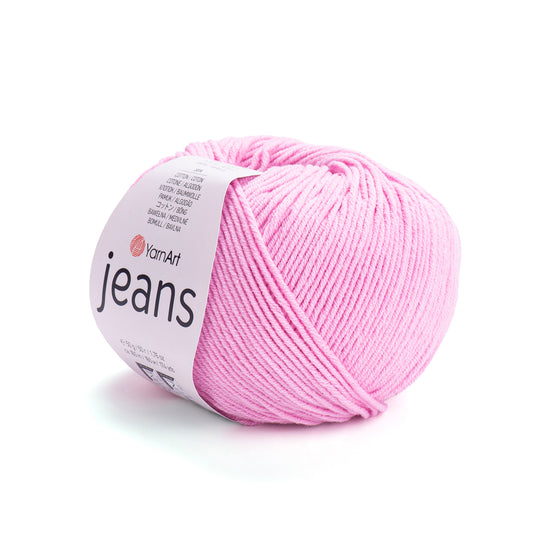 Cotton Yarn YarnArt Jeans Yarn 50g / 160m / 175 yards Cotton Crochet Yarn Knitting Cotton Yarn