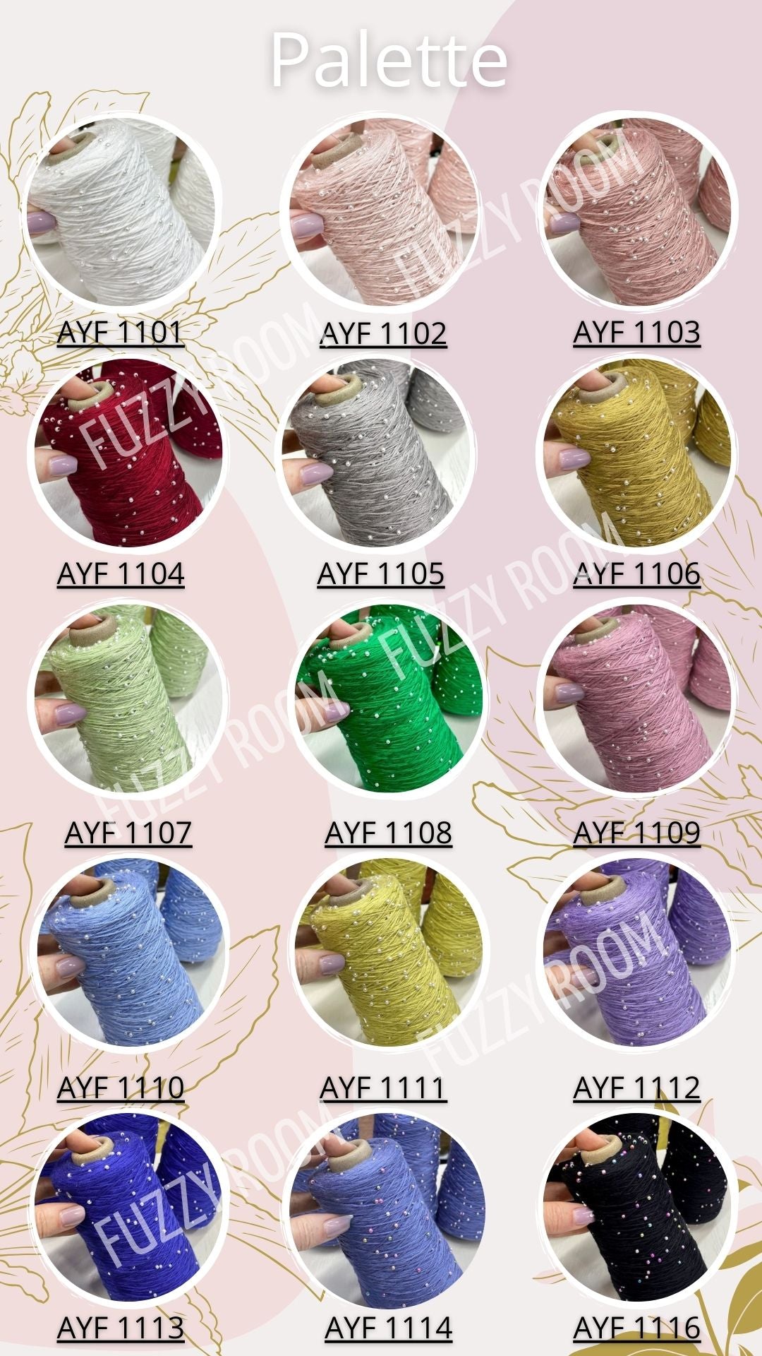 Perl Yarn, Beaded Yarn, Lustrosa, Cotton Wool Perl Yarn, Luxury Italian Yarn, Yarn on Cone for Hand and Machine Knitting,