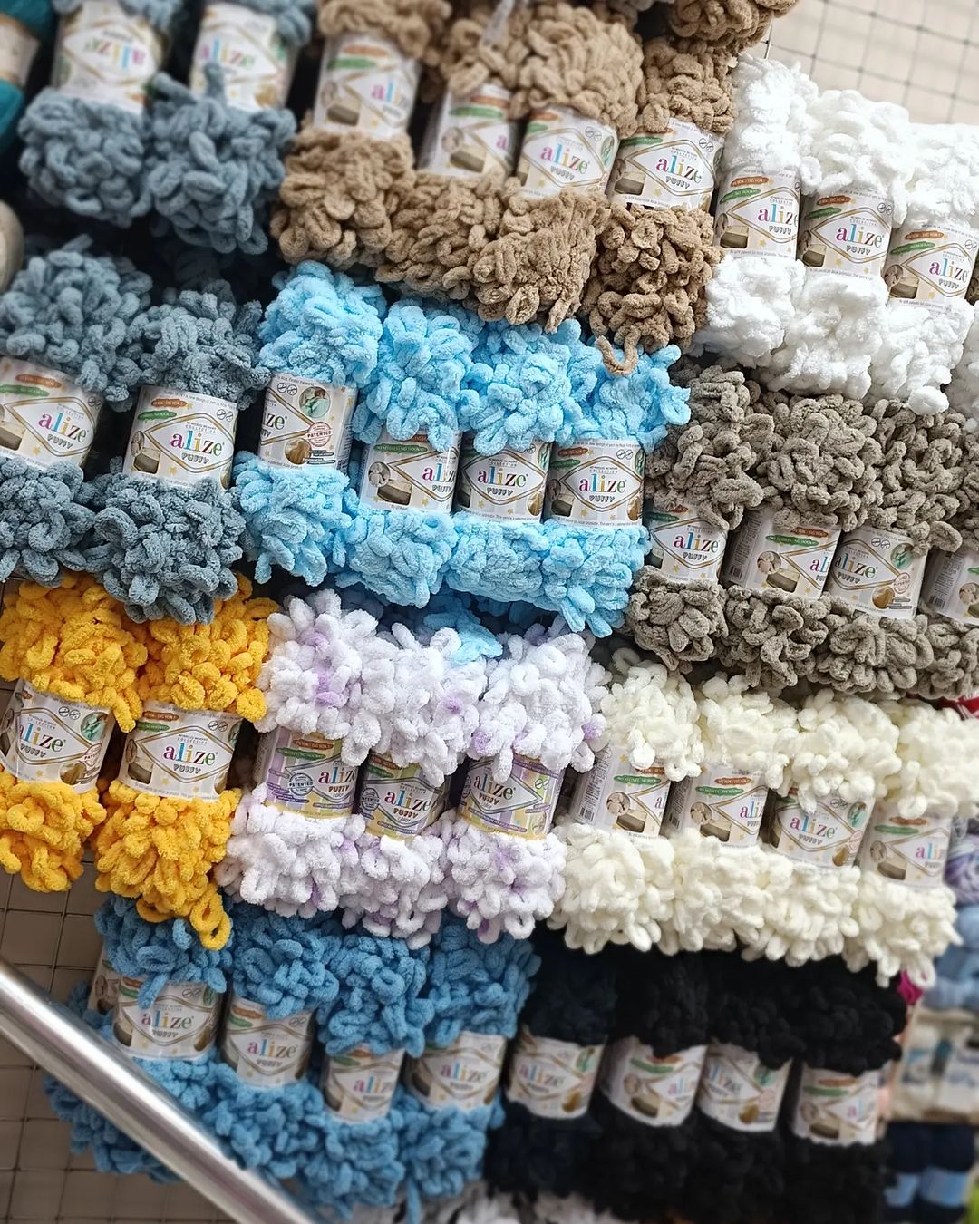 Alize Puffy,Blanket Yarn,Puffy Yarn,Soft Yarn,Hypoallergenic Lingerie,Baby Yarn,Loop Yarn,ChunkyYarn,No Needles No Hooks,Silky,Colorful Yarn