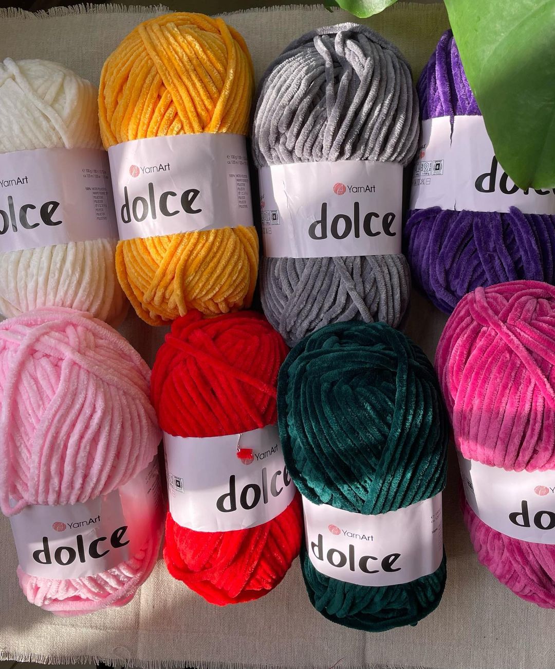 YARNART DOLCE ,Velvet Knitting Yarn,Vest Yarn,Baby Yarn,Amigurumi Yarn,Blanket Yarn,Plush Yarn,MicroPolyester